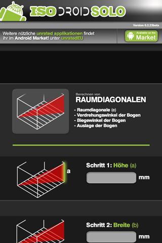 IsoDroid Solo Raumdiagonalen
