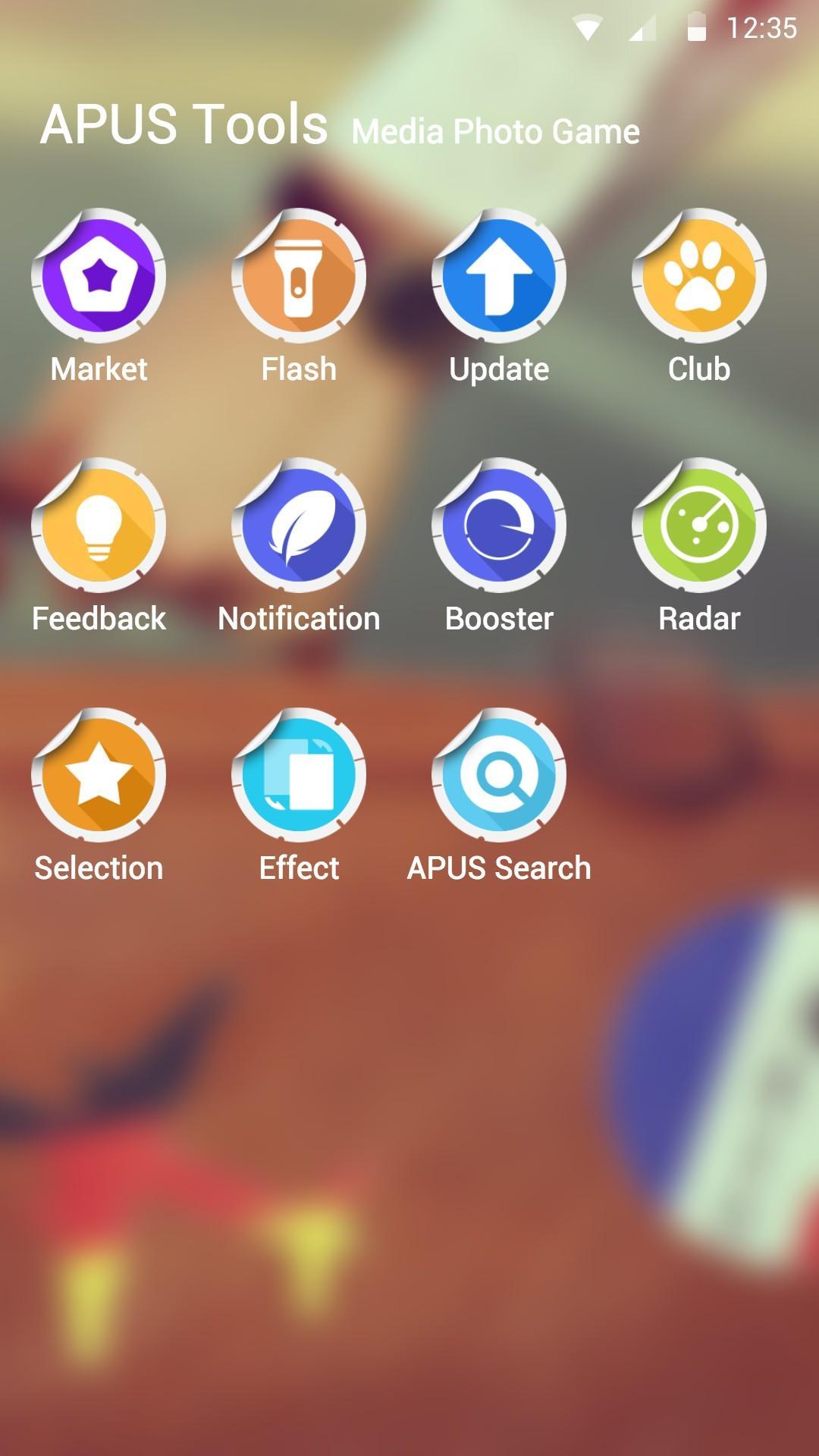 Sticker Travel APUS theme