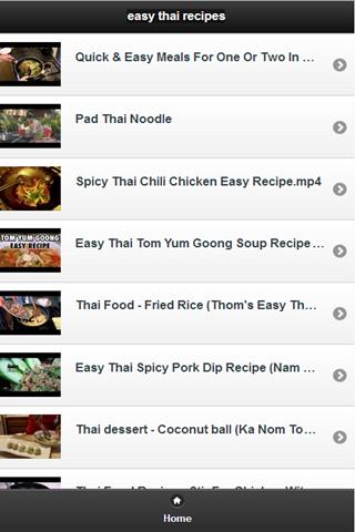 Easy thai recipes