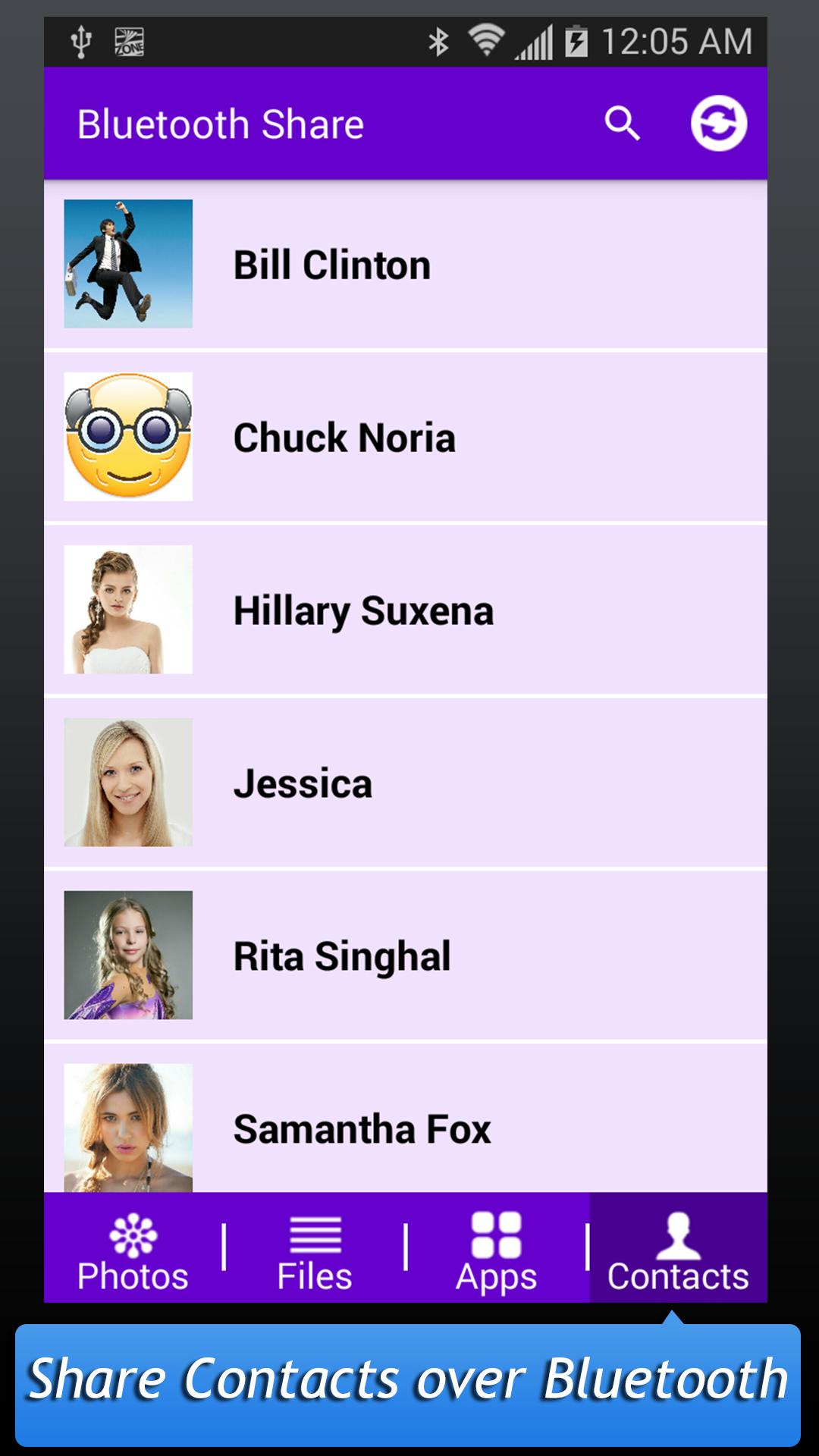 Easy Bluetooth Share