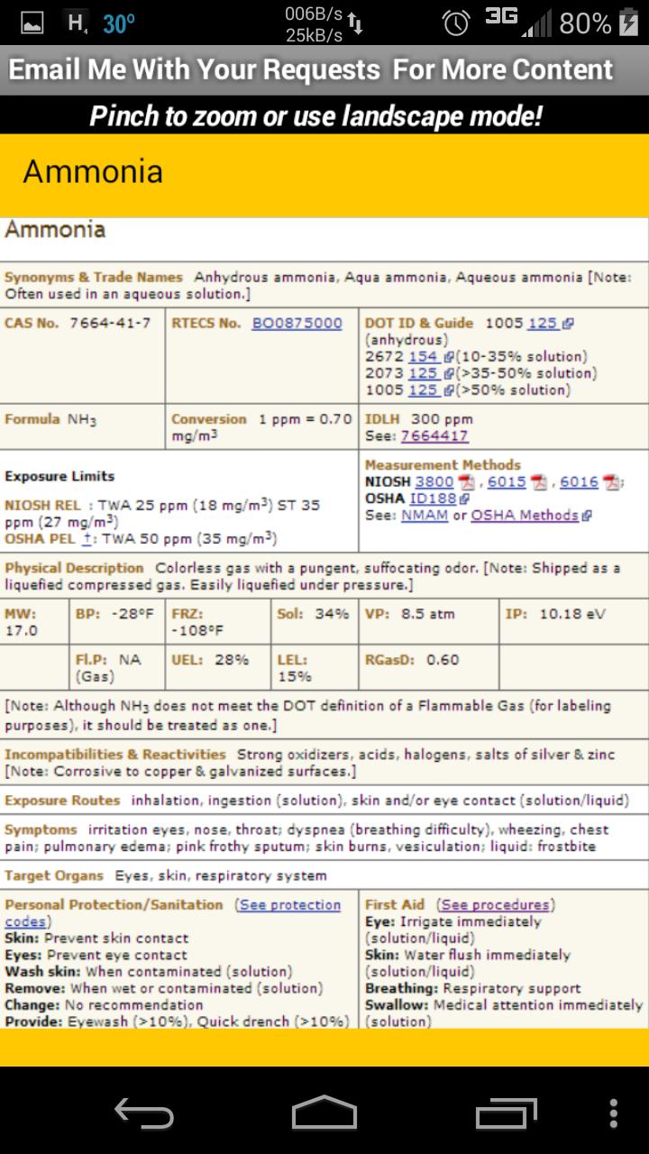 Substance Exposure Reference