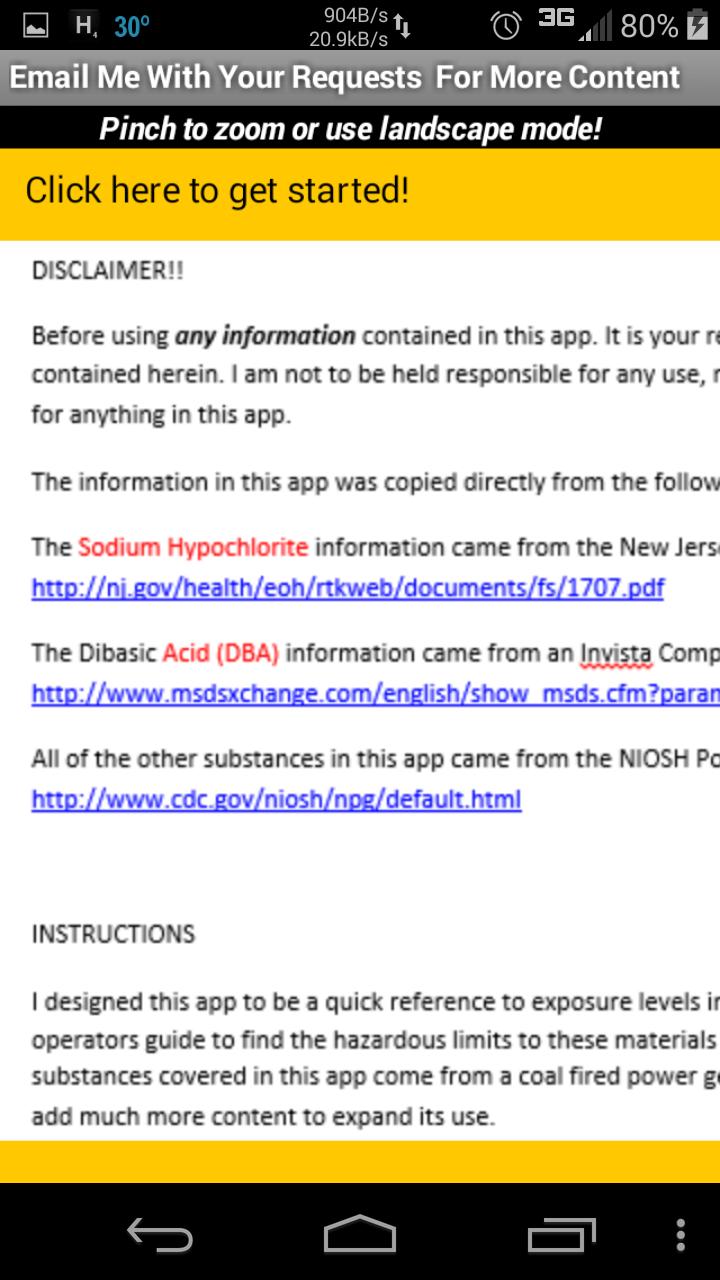 Substance Exposure Reference