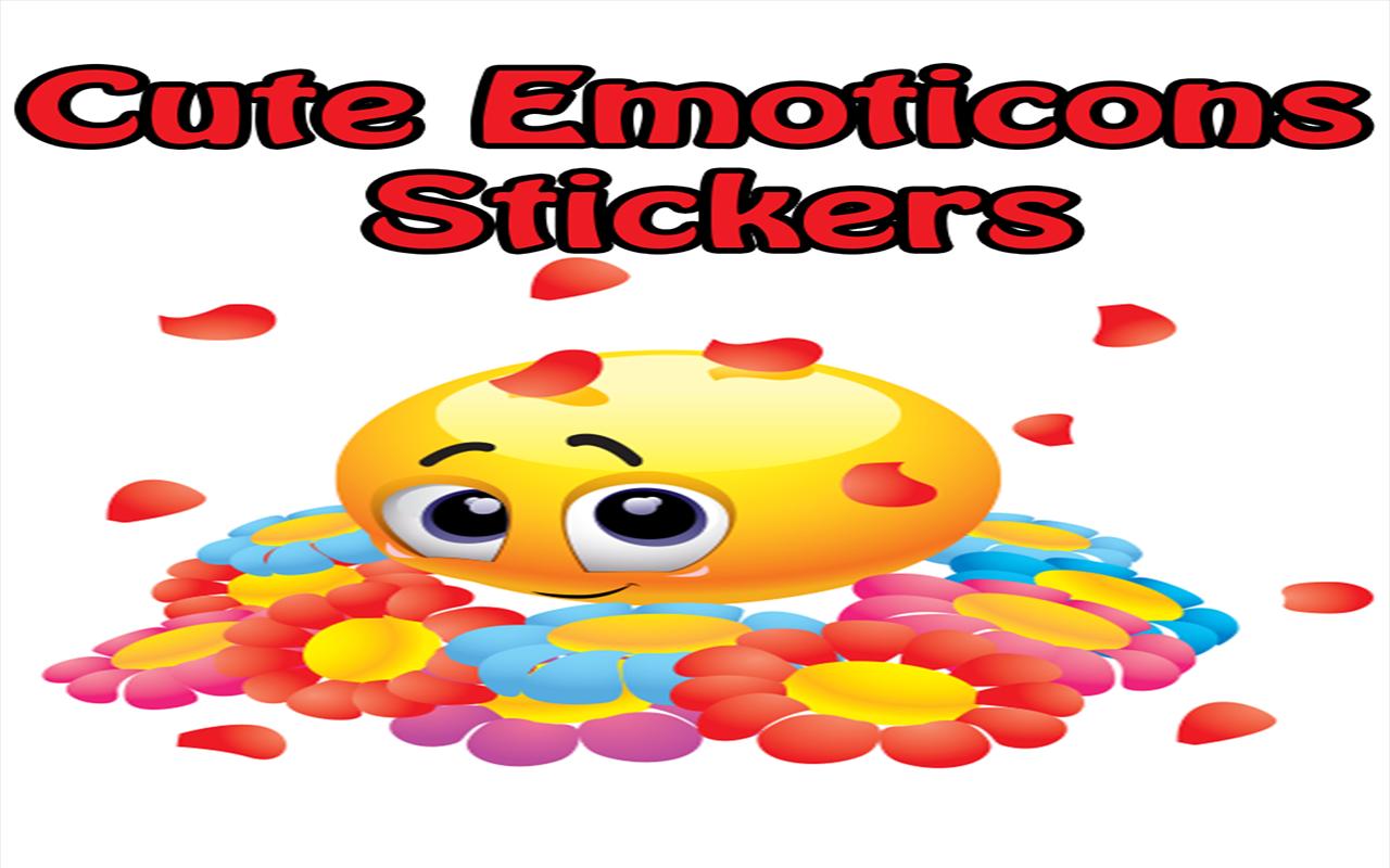 Cute Emoticons Sticker