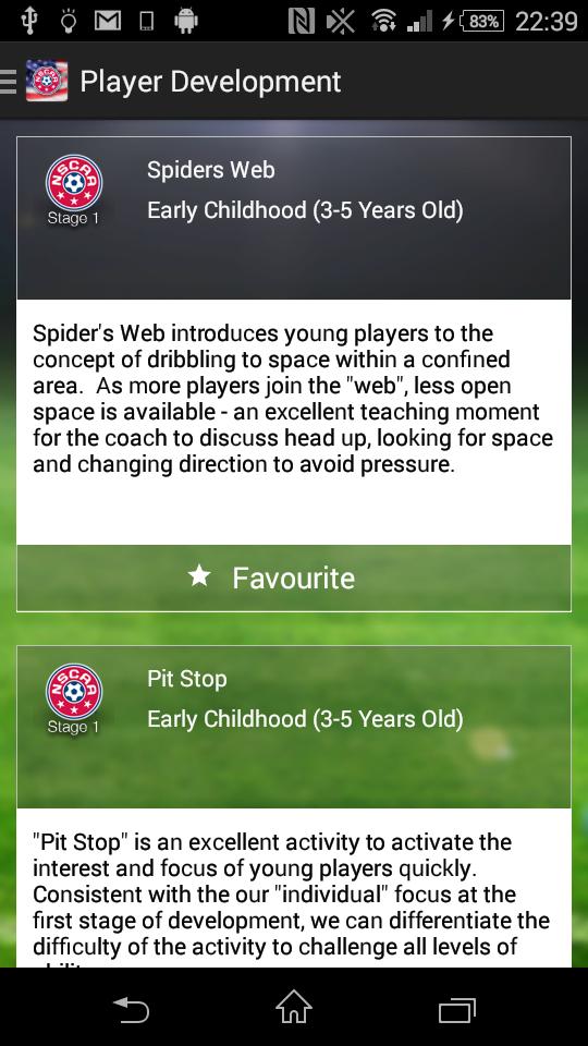 NSCAA Player Development