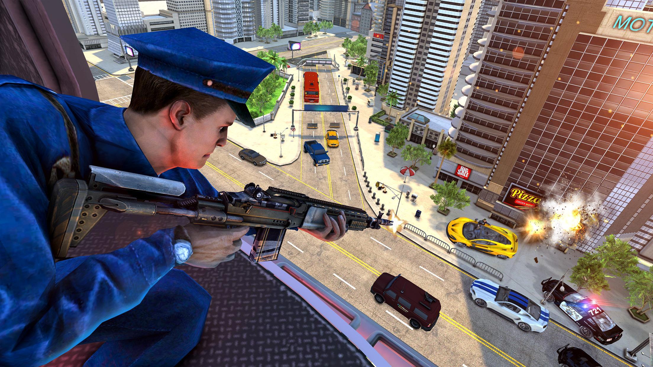 US Police Shooting Chase Simulator 2020