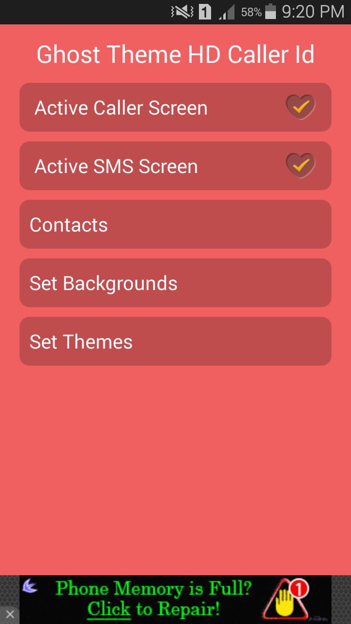 Ghost Theme HD Caller Id