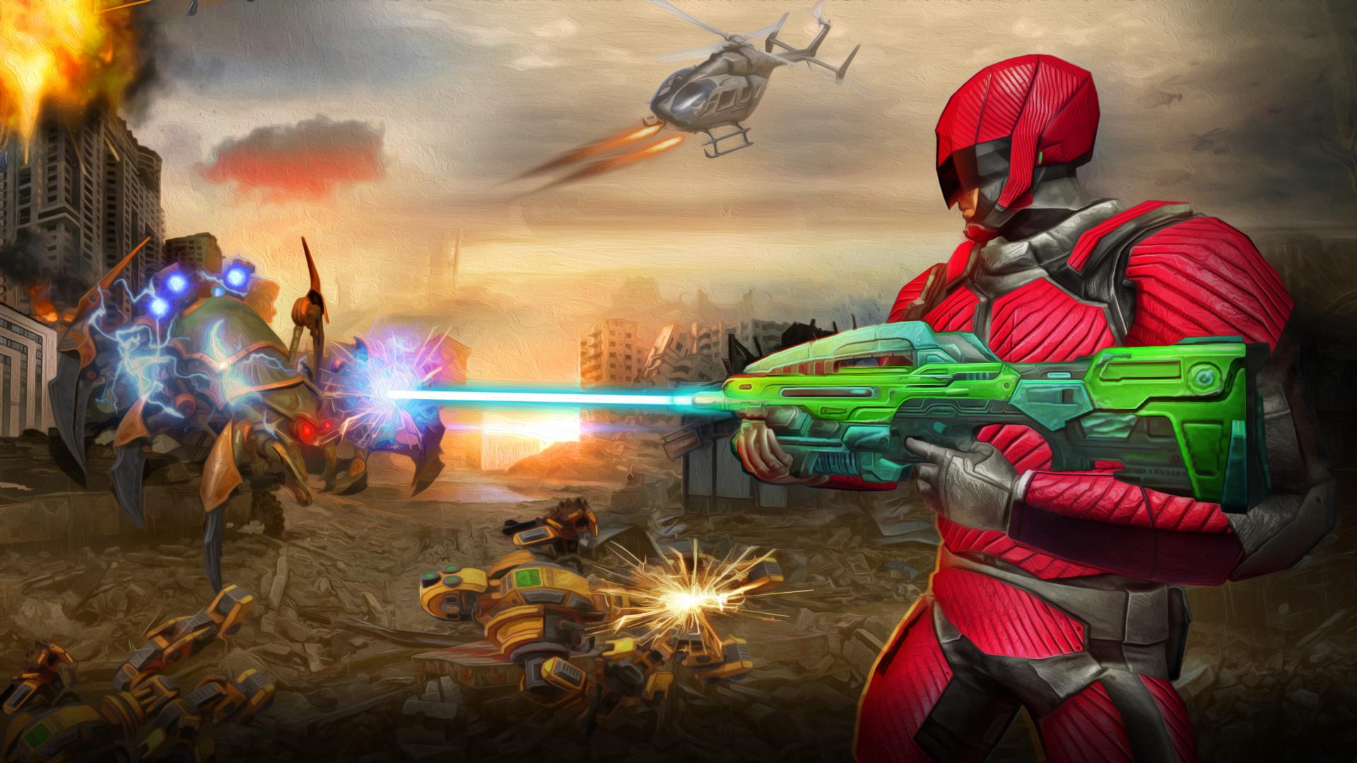 Real Robot Shooting War