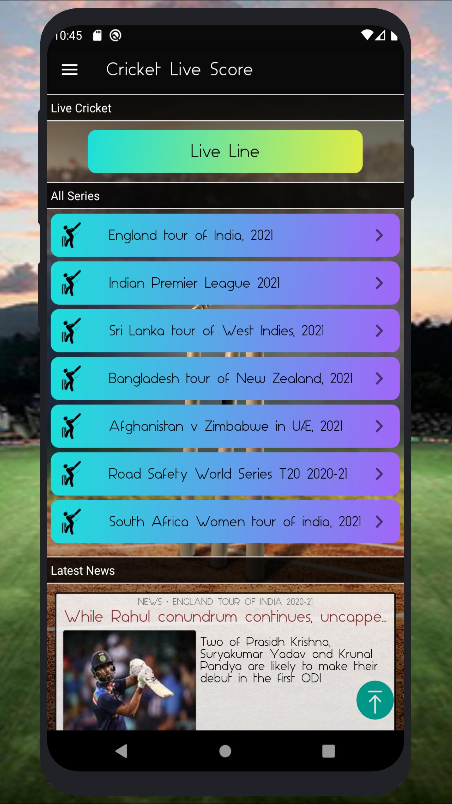 Cricket Live Score 2021
