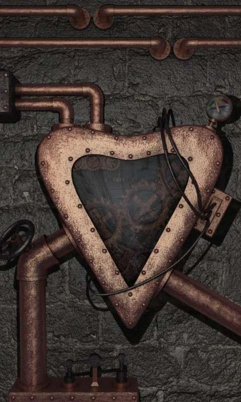 Steampunk heart live wallpaper