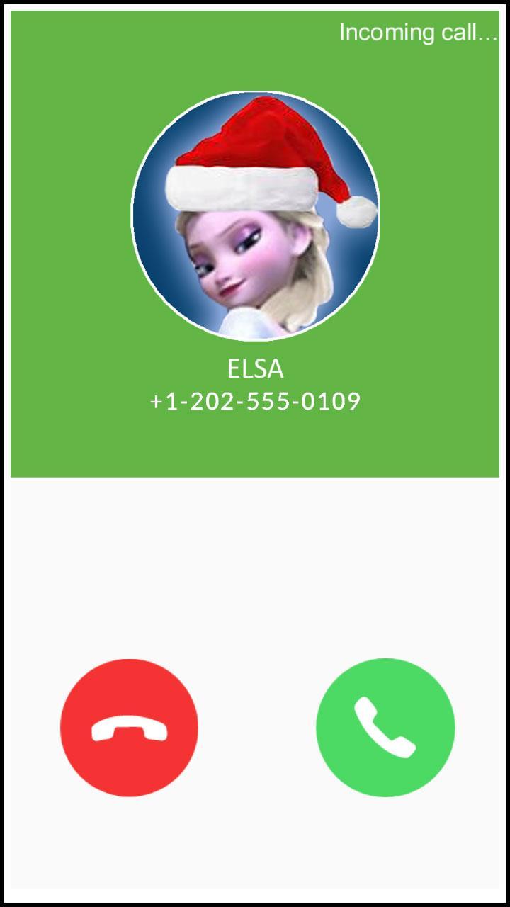 Elsa The princess Fake Call