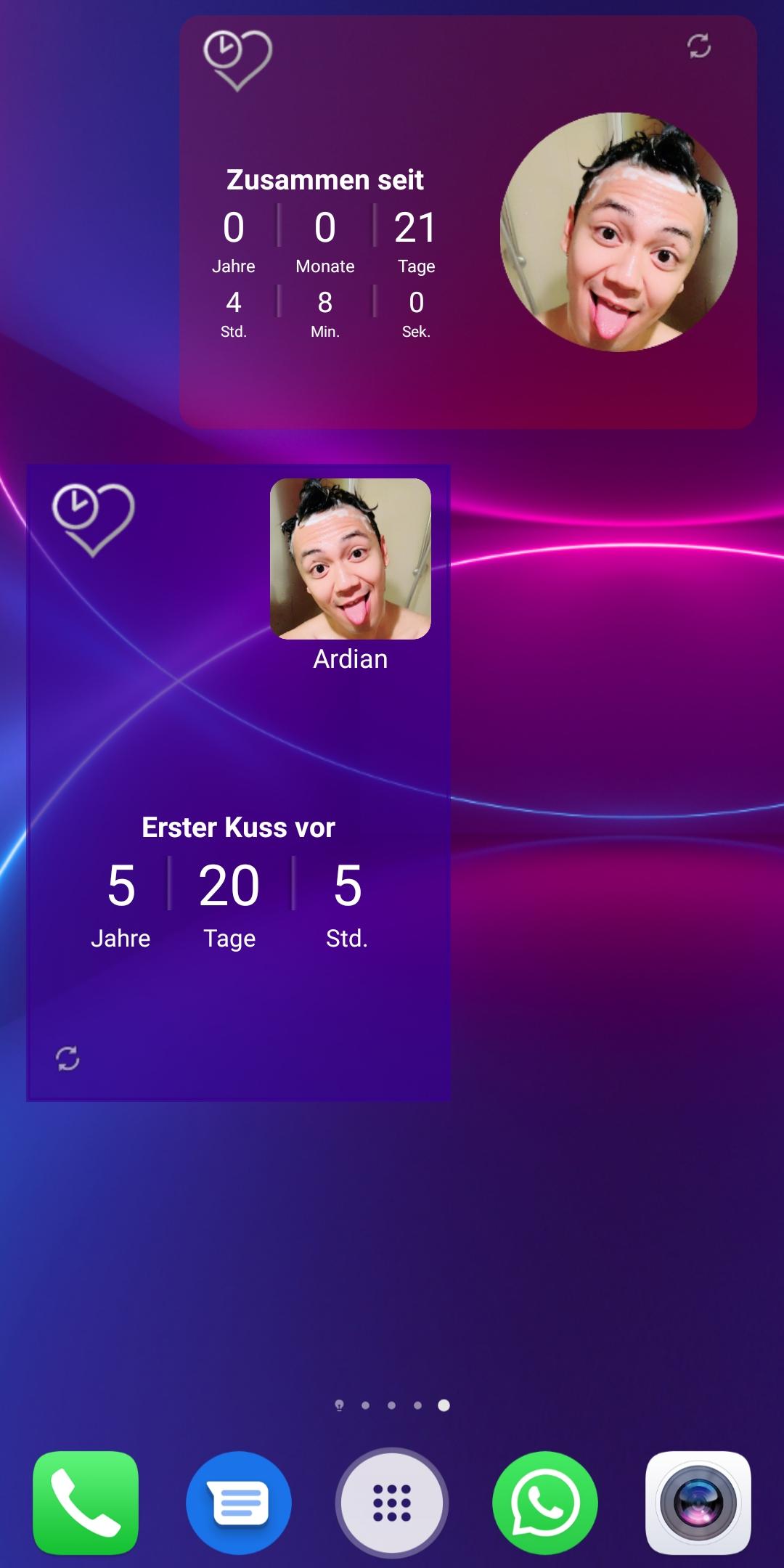 Love Clock Widget