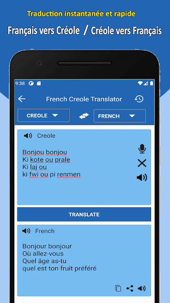 French Creole Translator