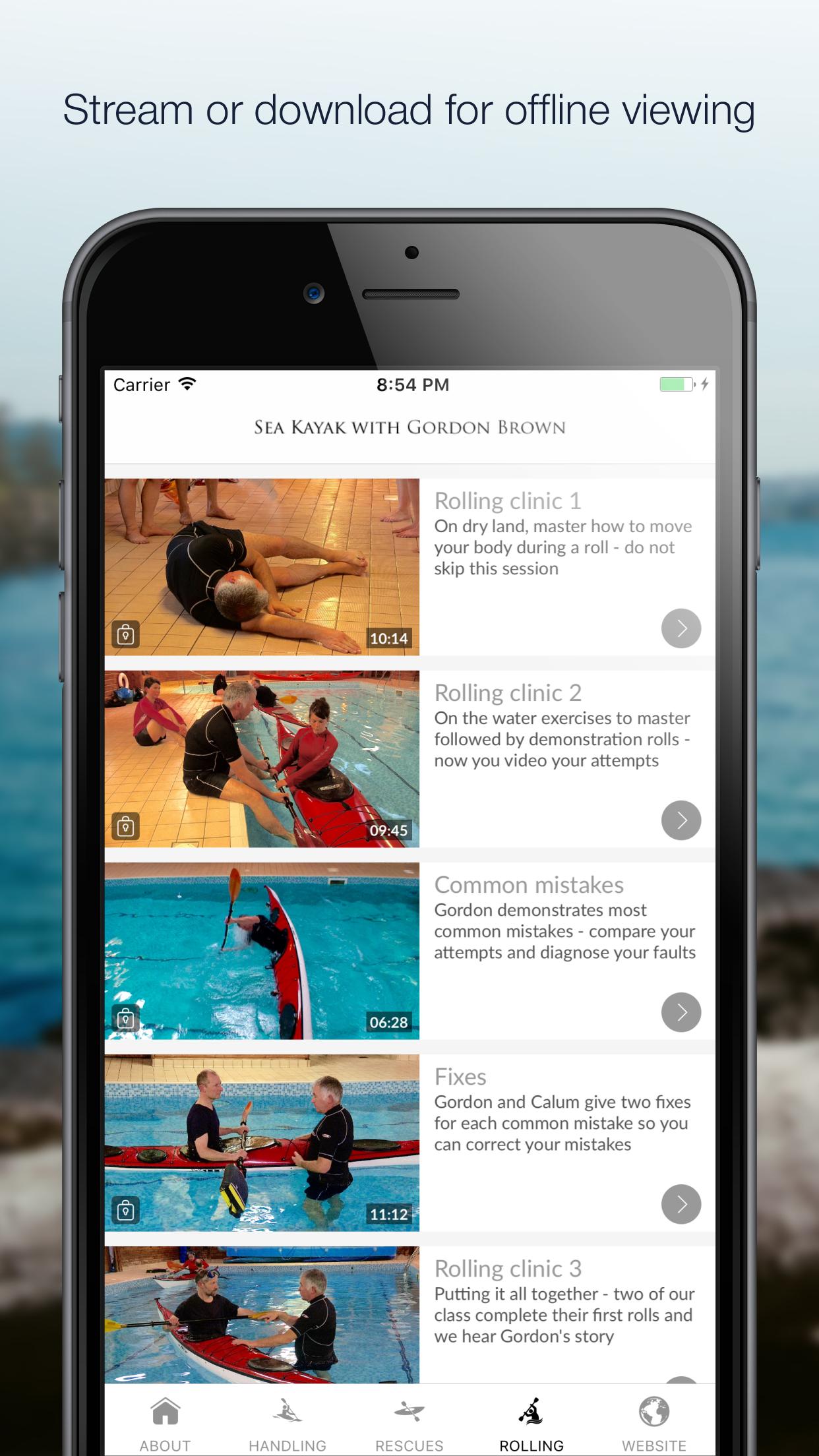 Sea Kayak with Gordon Brown