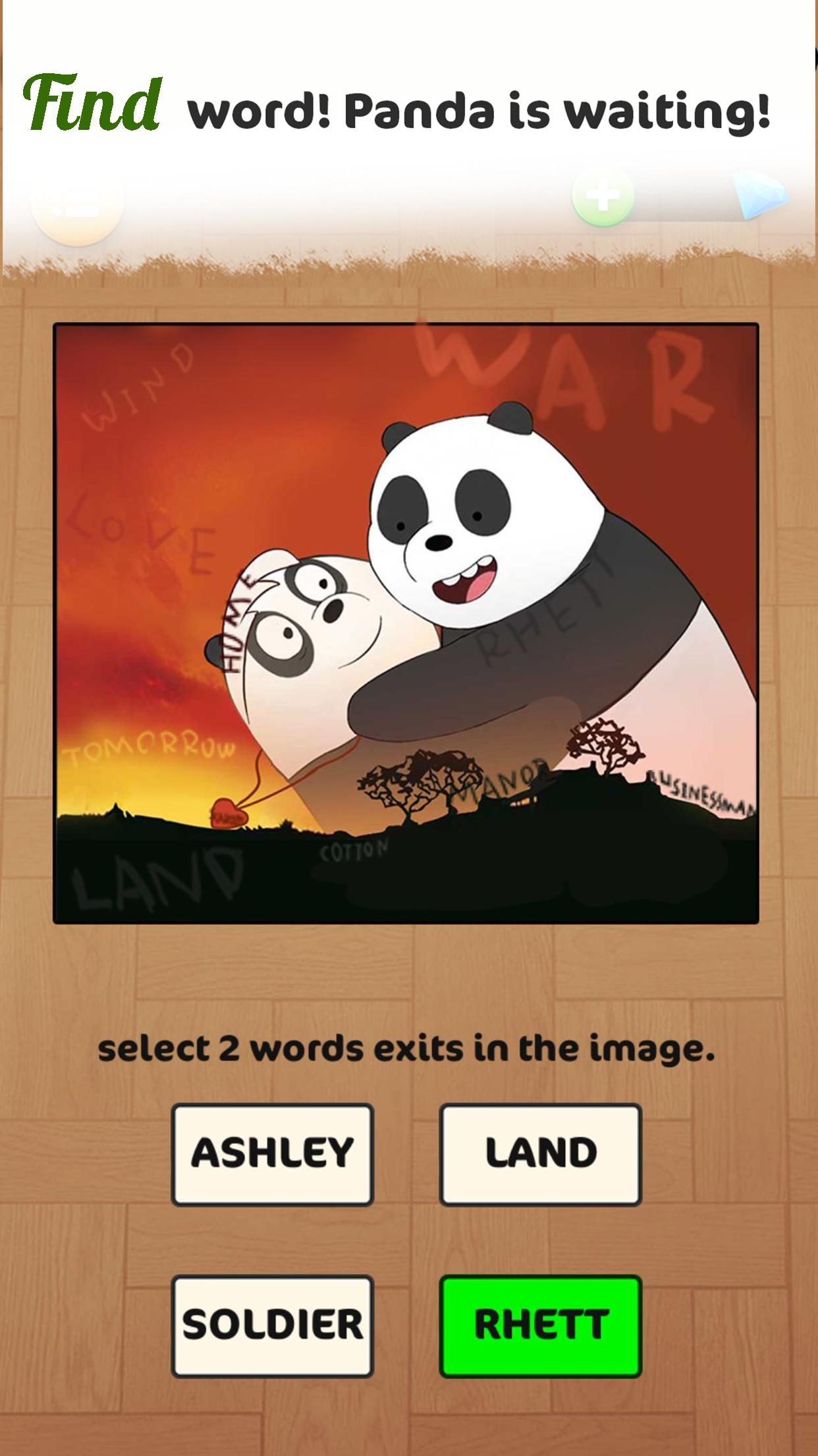Word Panda Farm