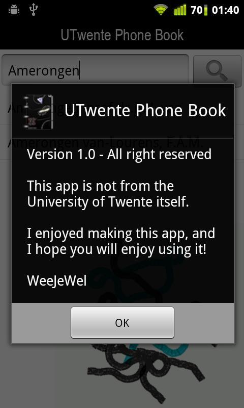 UTwente Phone Book
