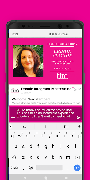 Female Integrator Mastermind