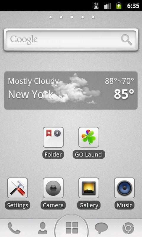 GO Launcher EX Theme Grey