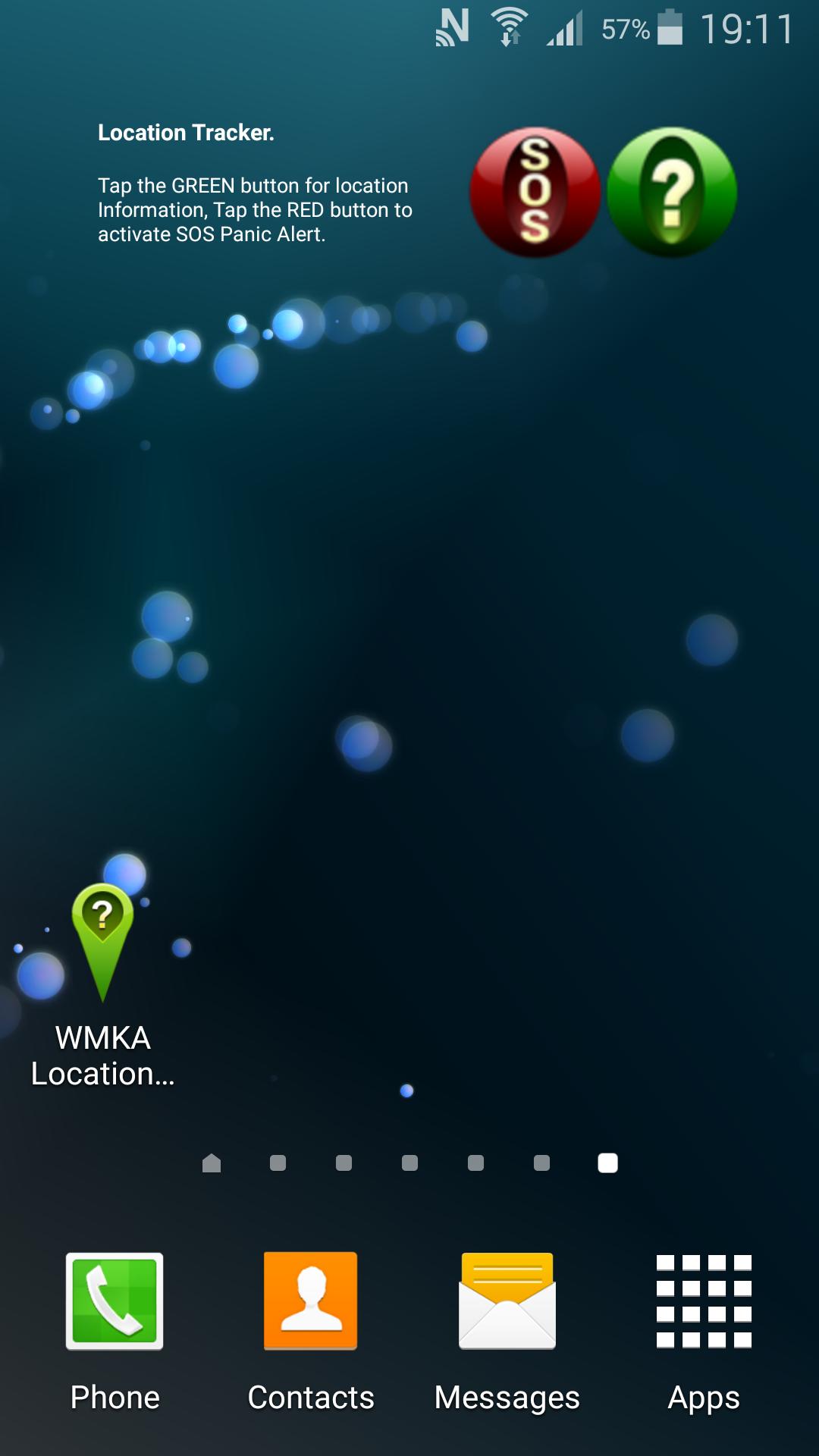 WMKA Location Tracker Widget