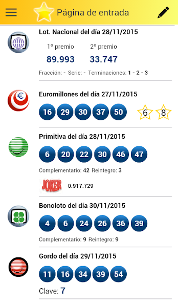 Loteria en internet desde 1996