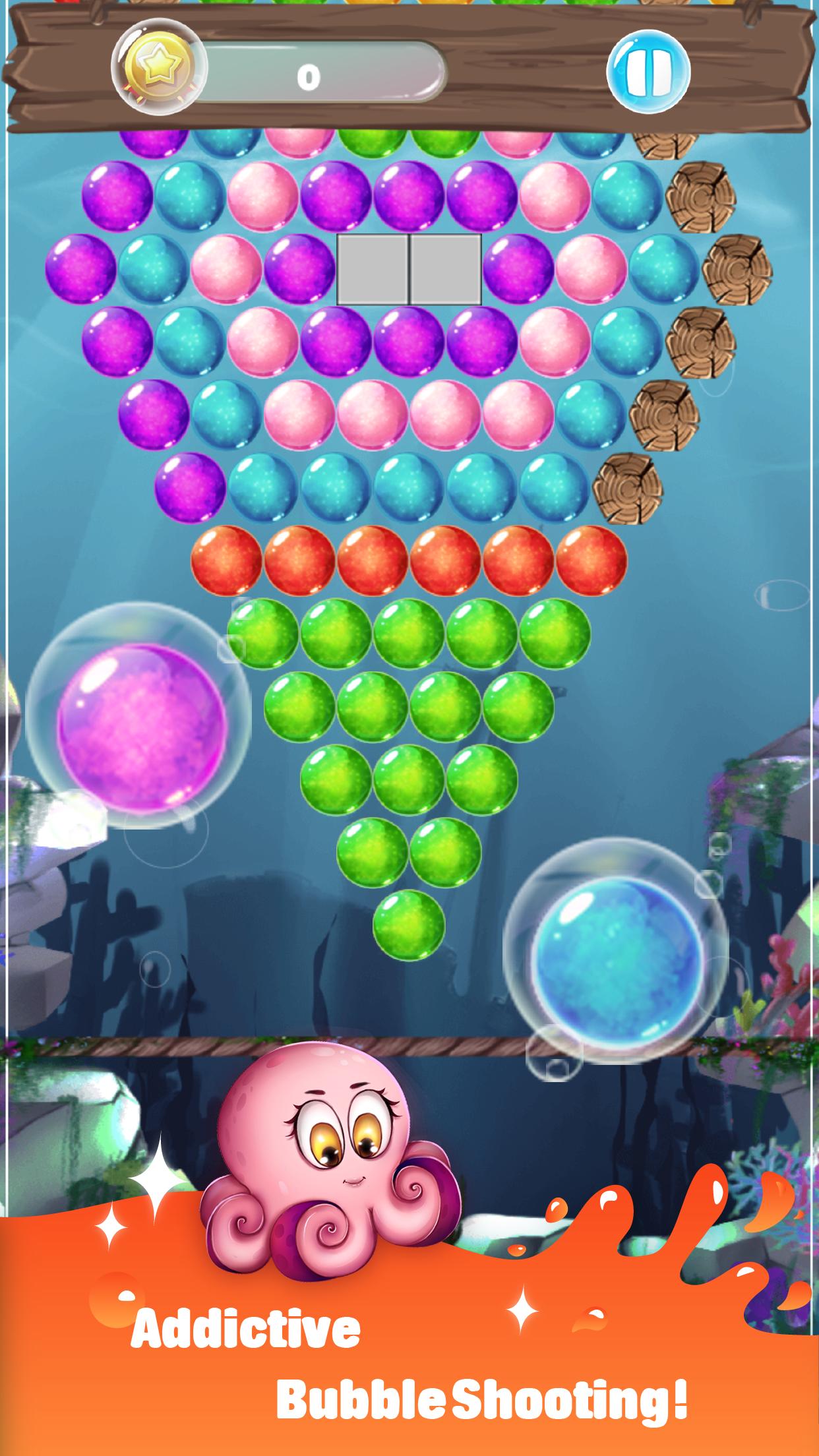 Shoot bubble, rescue