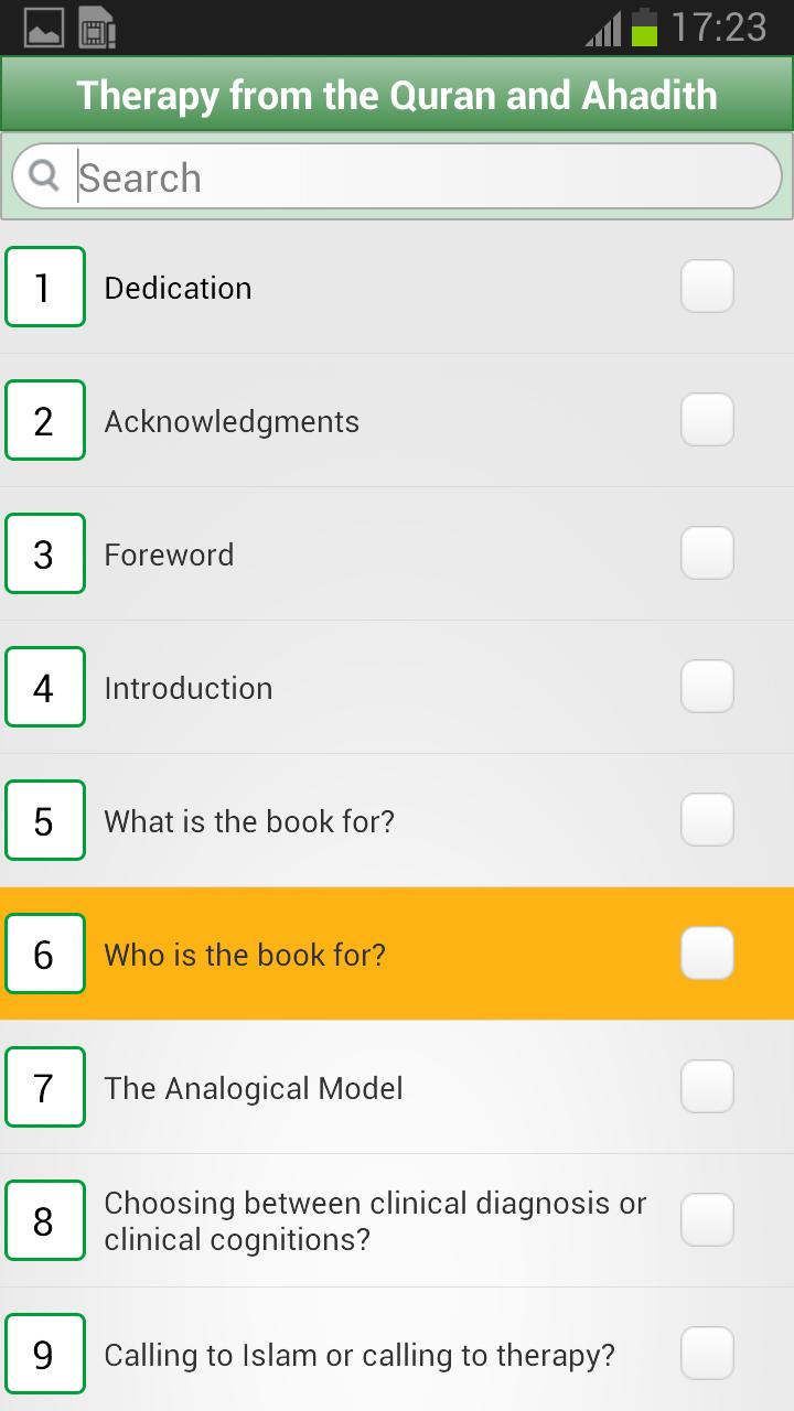 Therapy from Quran and Ahadith