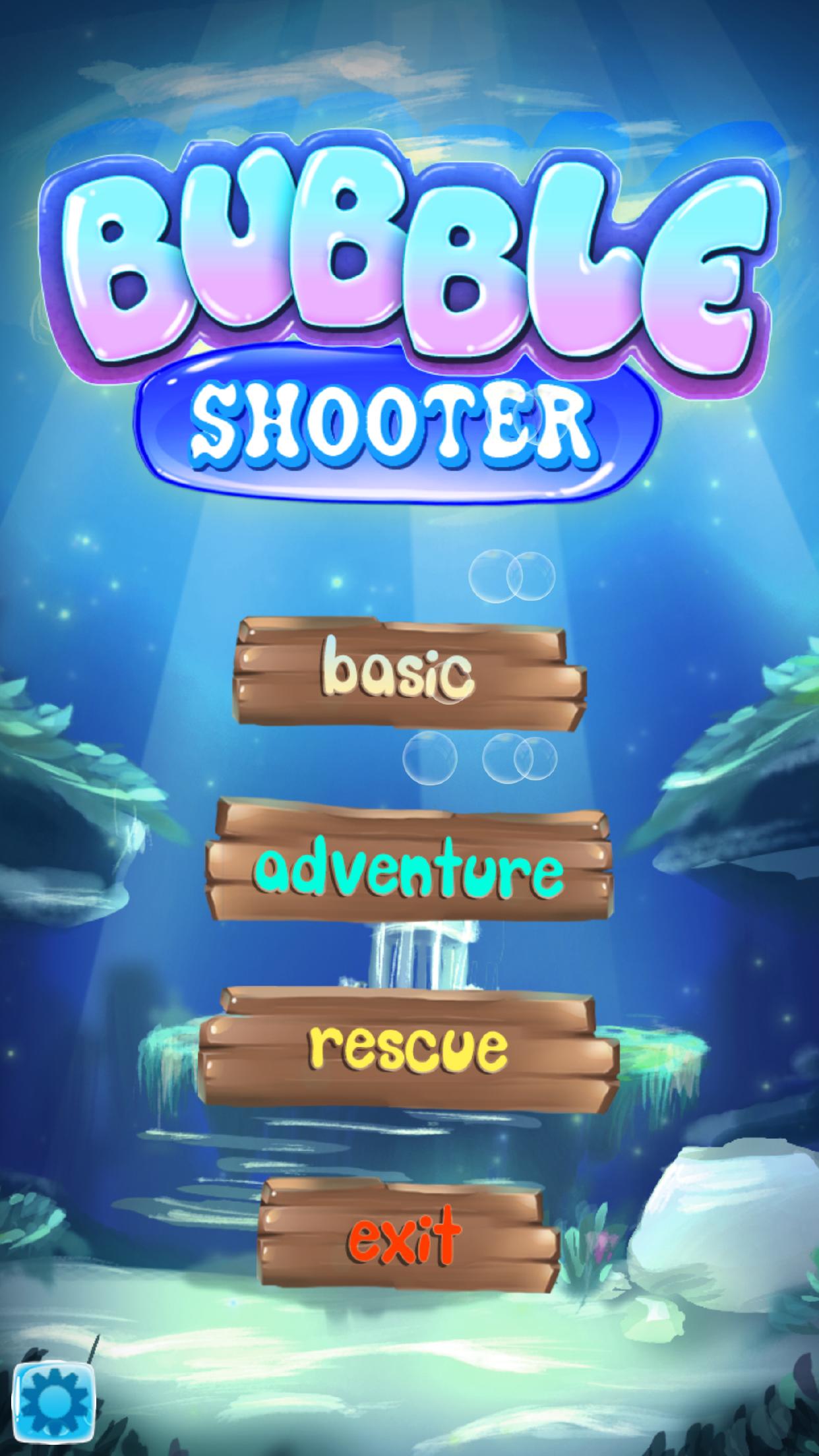 Shoot bubble, rescue