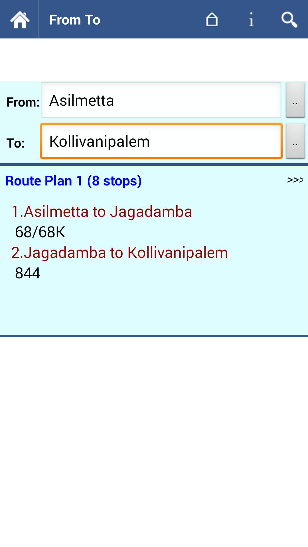 Vizag Bus Info