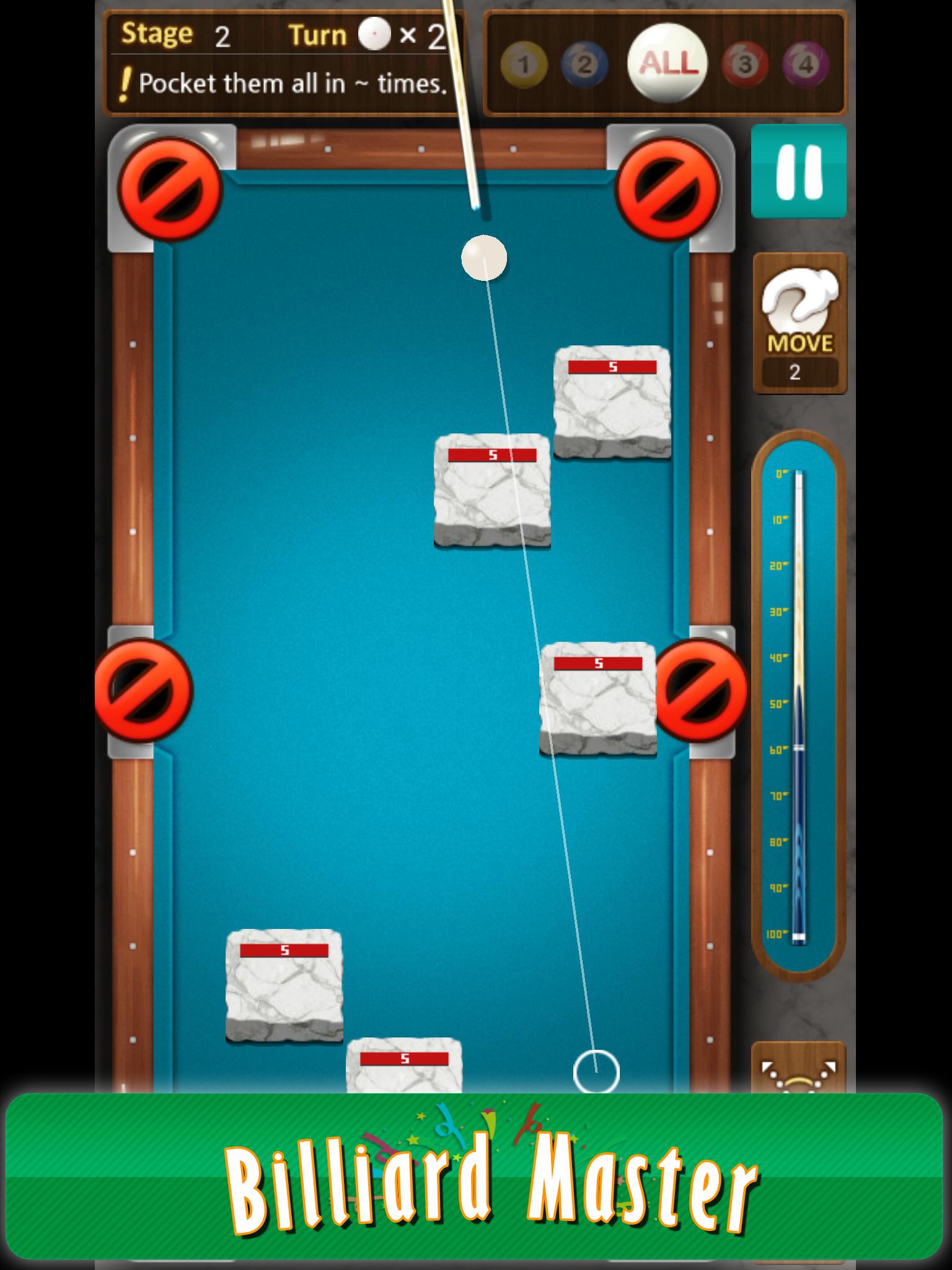 8 ball poll : Billiards