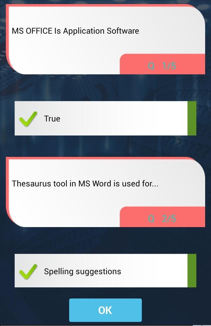 MS Word Offline Quiz