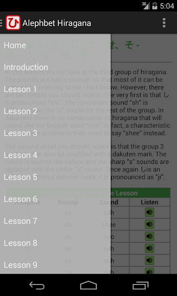 Hiragana - Read and Write