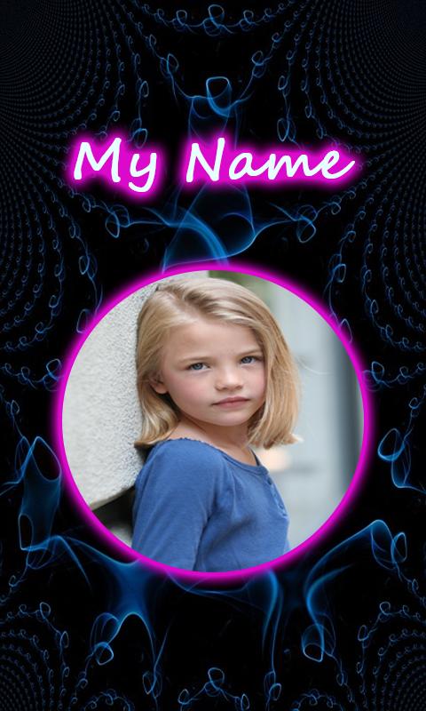 My Photo Name Neon LiveWP