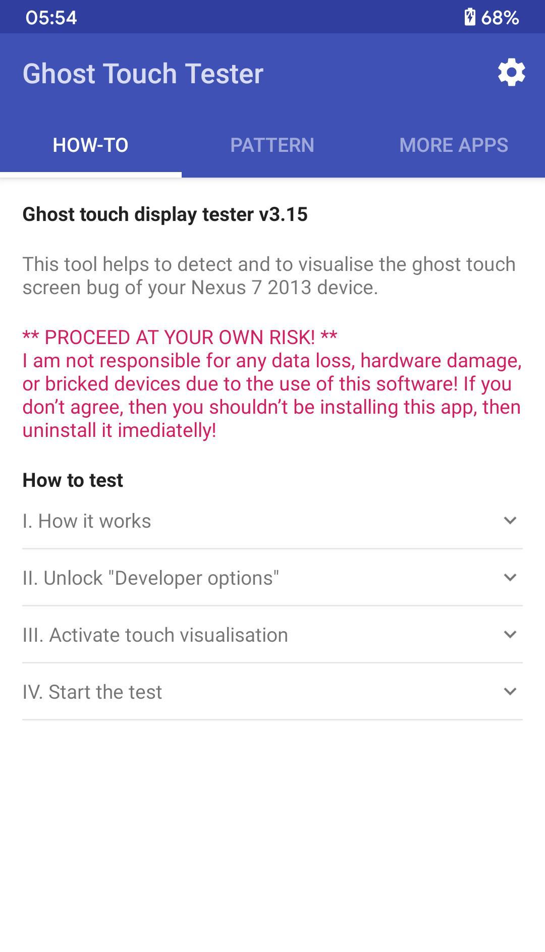 Ghost Touch Tester