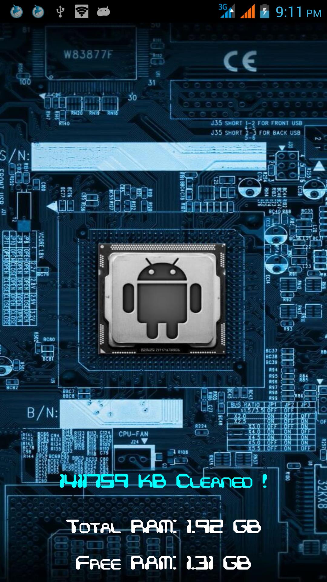 < 3 GB RAM Optimized Cleaner