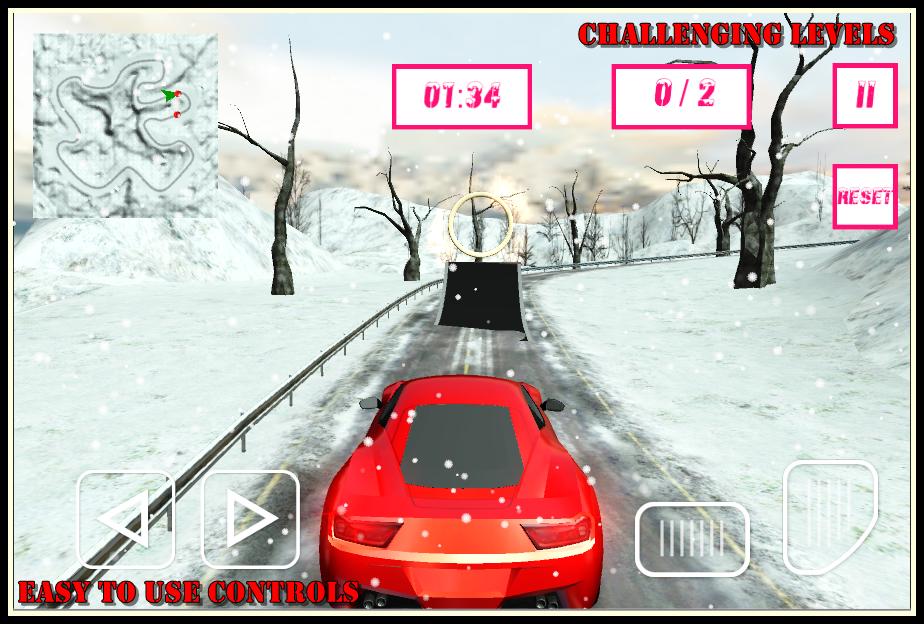 Snow Car Driving Stunts Sim 3D