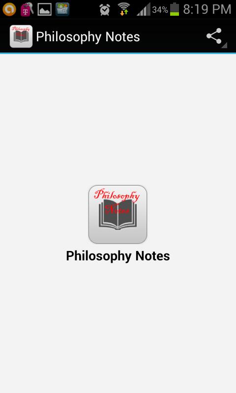 Philosophy Notes