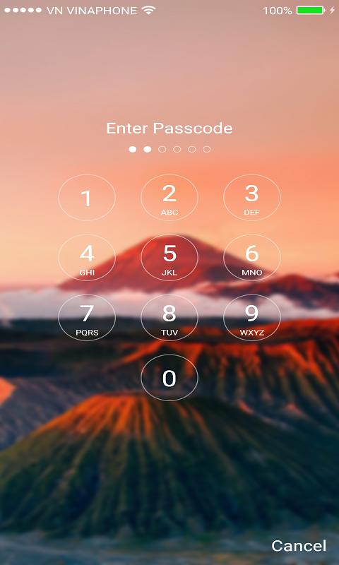 Lock Screen IOS11 - Phone 8
