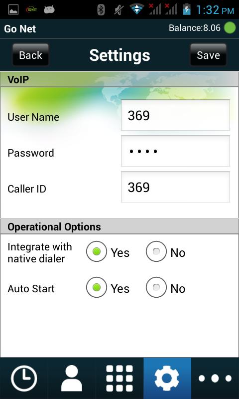 GoNet dialer