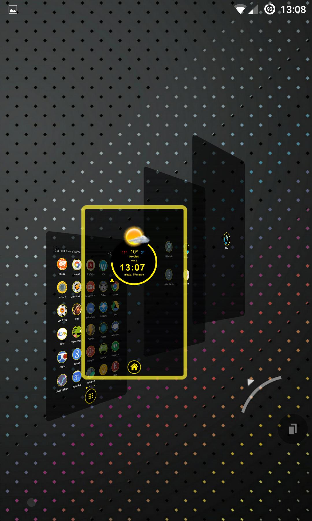 Dark Yellow Theme TSF Shell