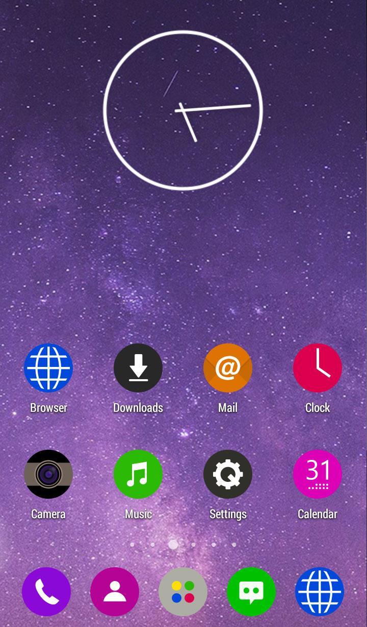 CircleFlat Theme - KK Launcher
