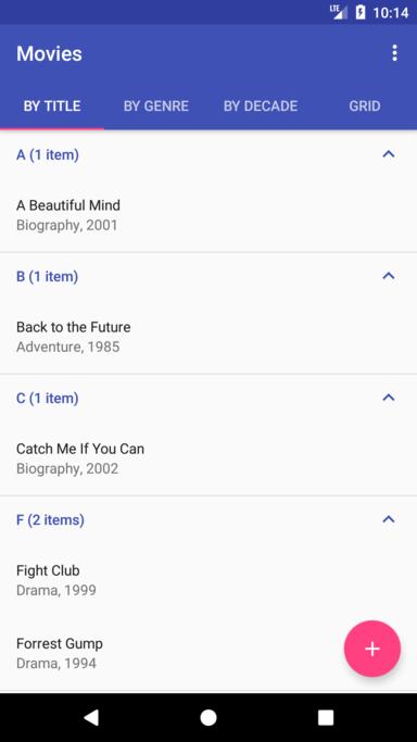 Sectioned-RecyclerView