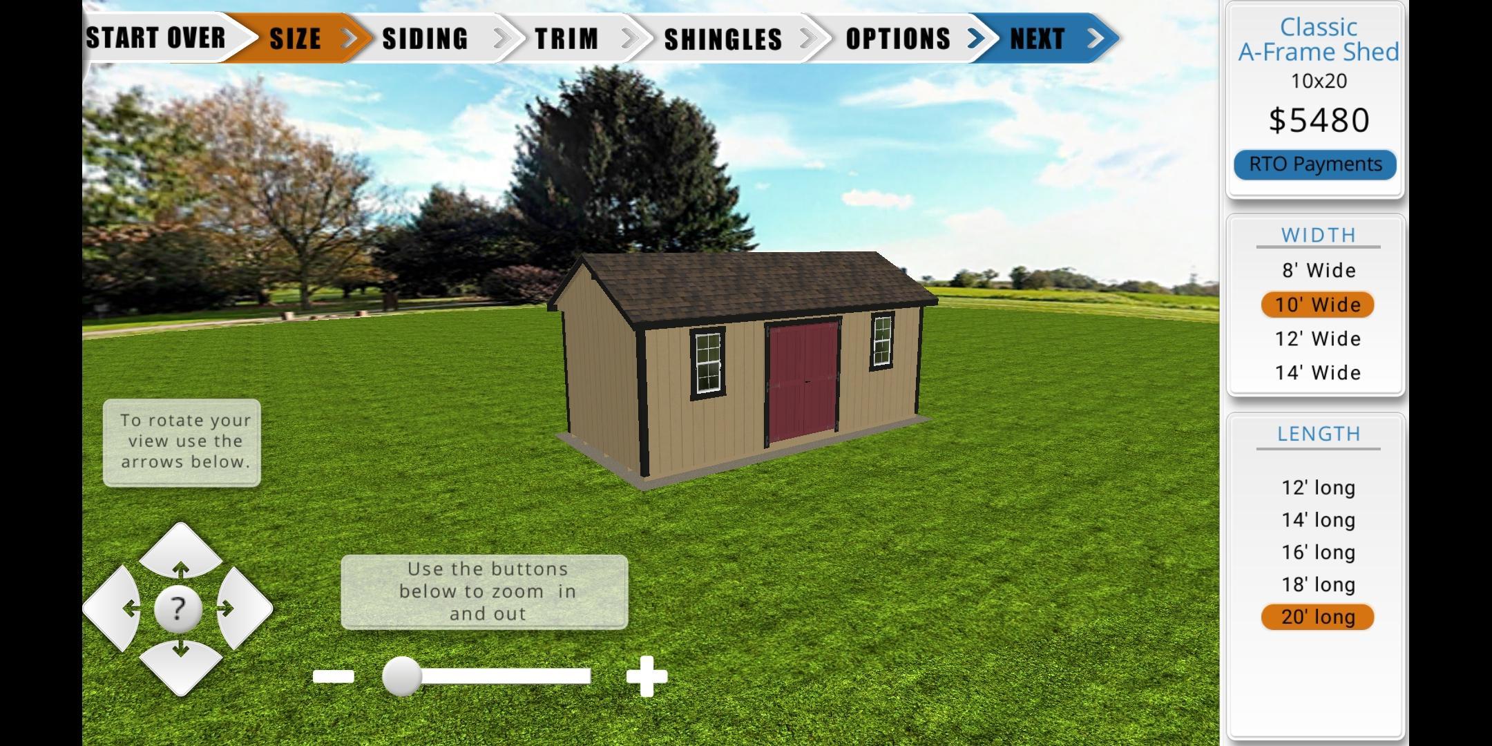 The Shed Yard 3D Customizer