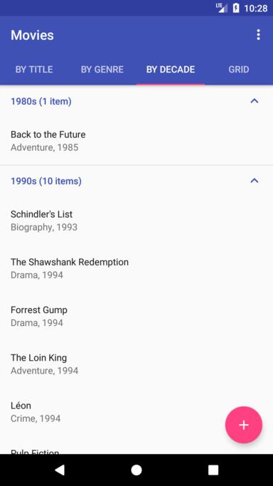Sectioned-RecyclerView