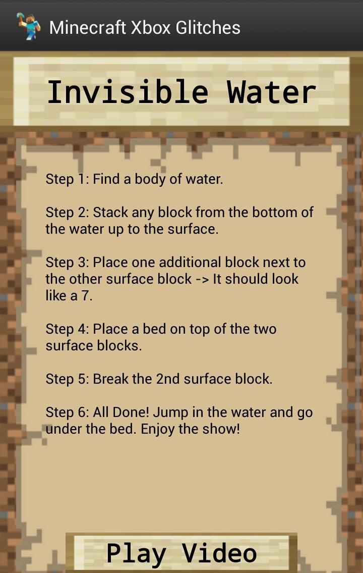 Glitches - Minecraft Xbox/PS3