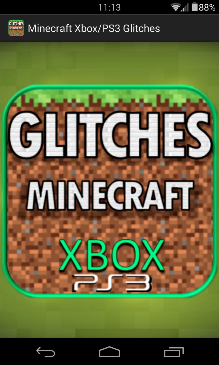 Glitches - Minecraft Xbox/PS3