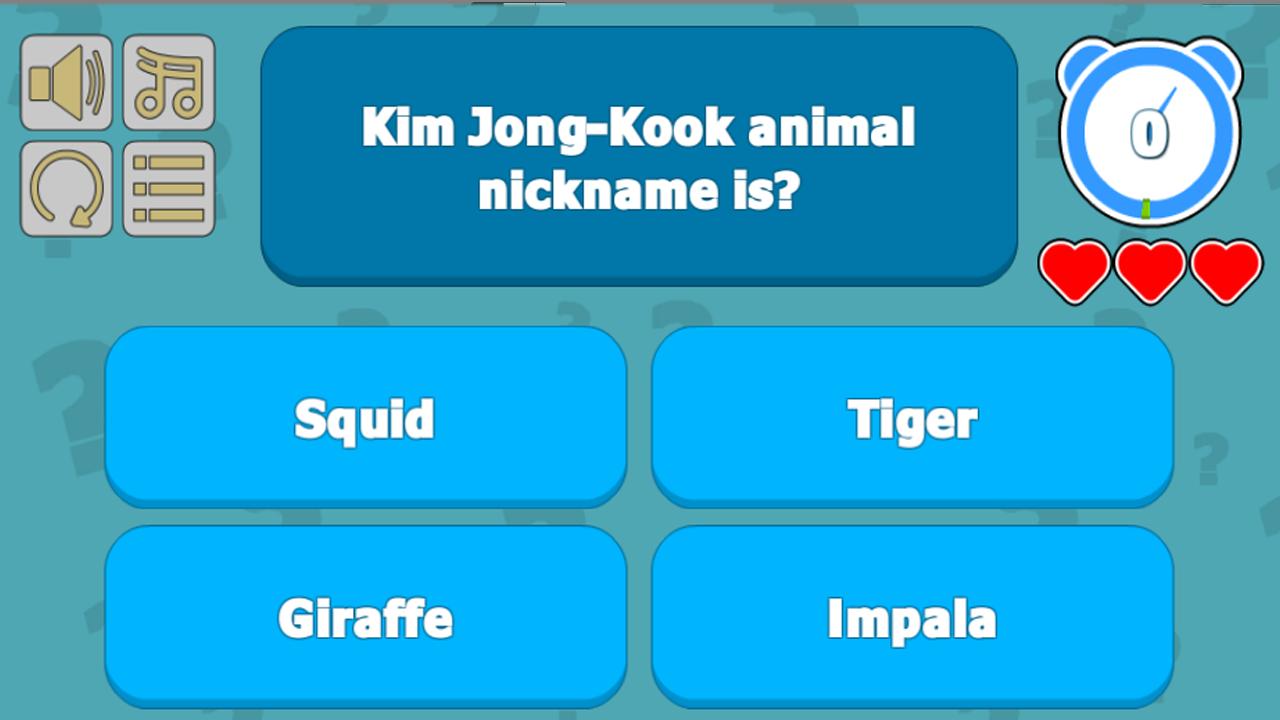Running Man Quiz Games