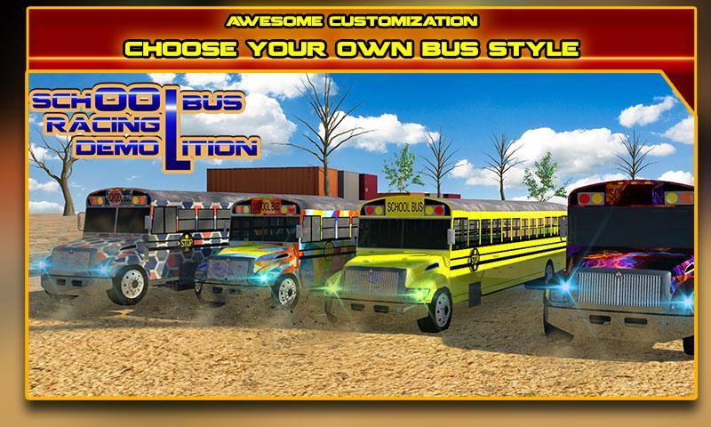 School Bus Racing: Demolition