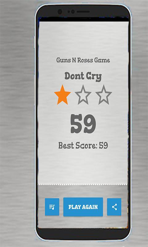 Guns N Roses Piano Tiles