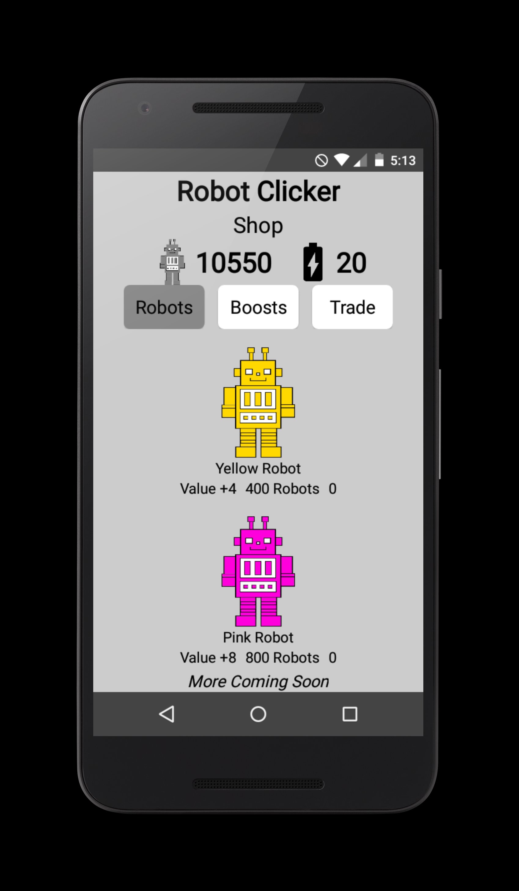 Robot Clicker