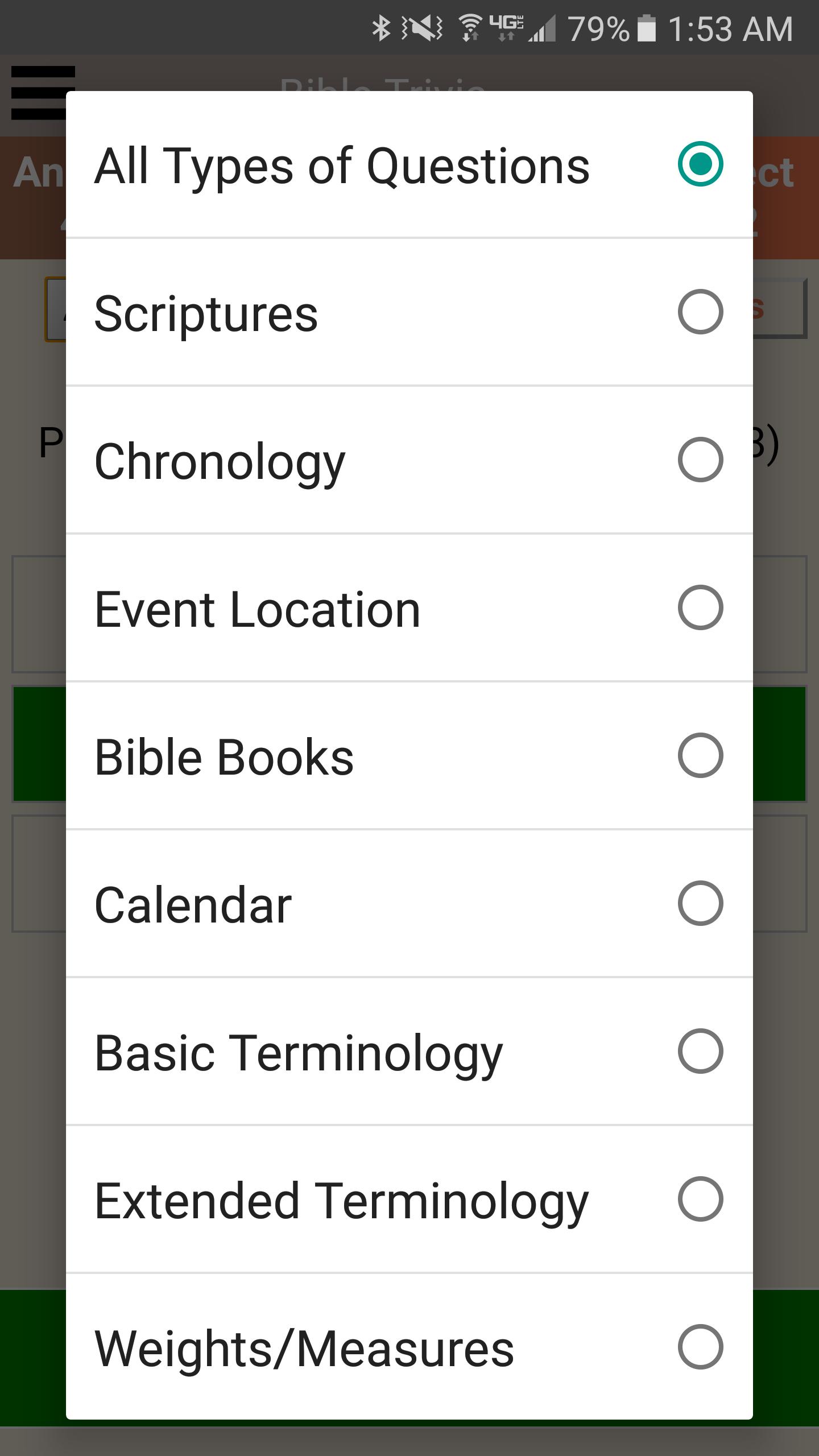 JW Bible Trivia / Quiz / Game