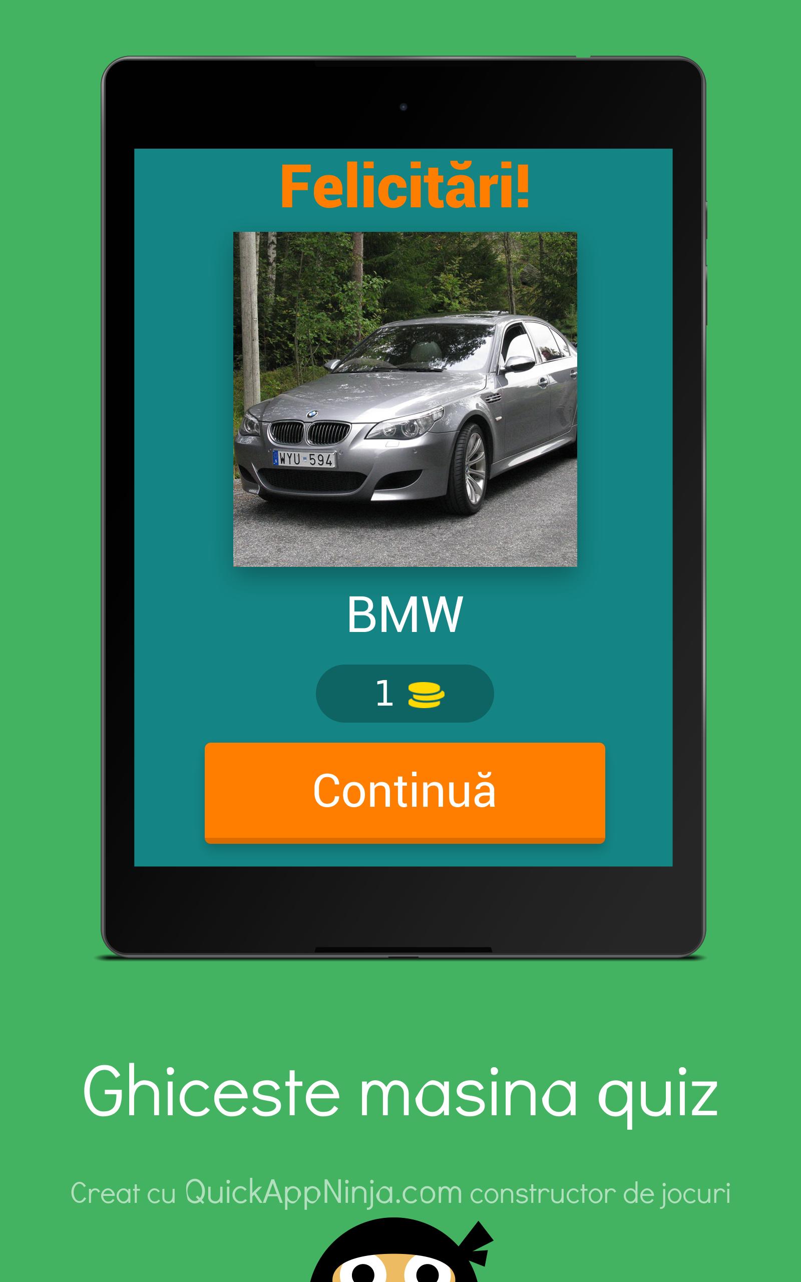 Ghiceste masina PRO quiz